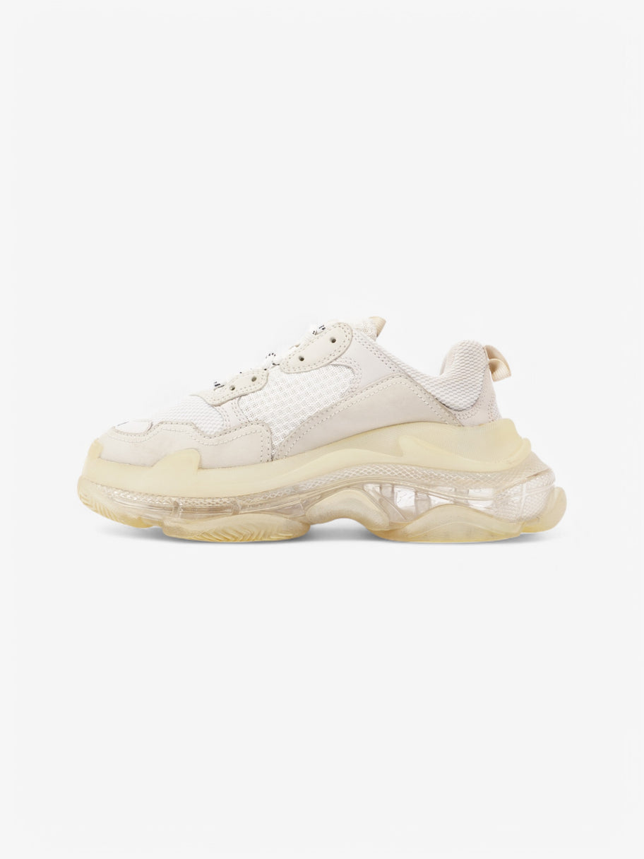 Balenciaga Triple S Clear Sole White  / Black Mesh EU 38 UK 5 Image 3