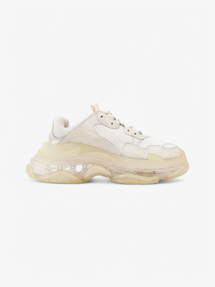 Balenciaga Triple S Clear Sole White  / Black Mesh EU 38 UK 5 Image 4