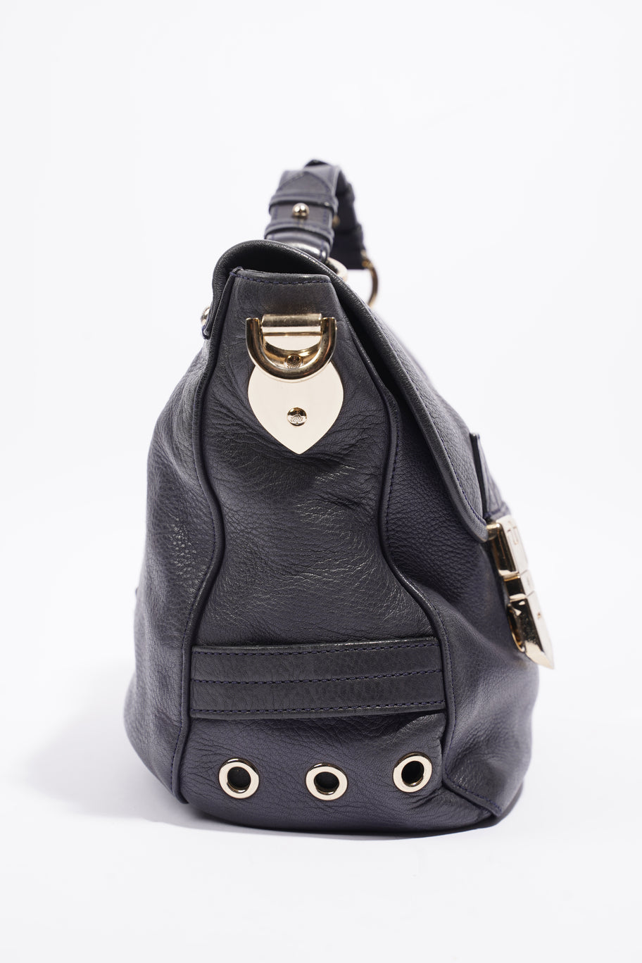Mulberry Tillie Satchel Navy Leather Image 5