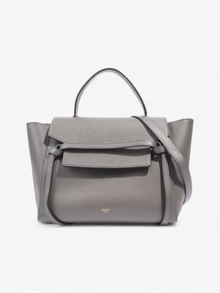 Celine Belt Bag Grey Calfskin Leather Mini Image 1
