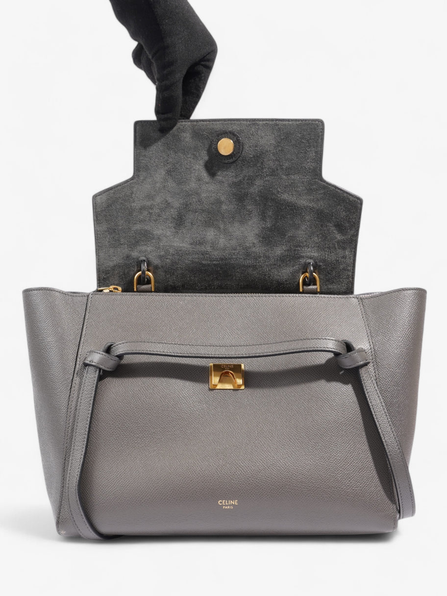 Celine Belt Bag Grey Calfskin Leather Mini Image 7