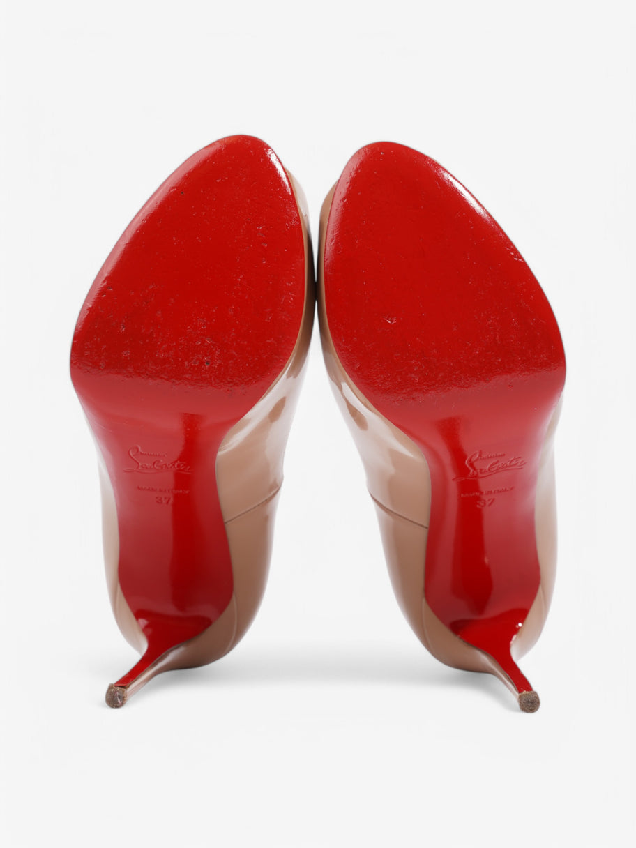 Christian Louboutin New Very Prive 120 Nude Patent Leather EU 37 UK 4 Image 7