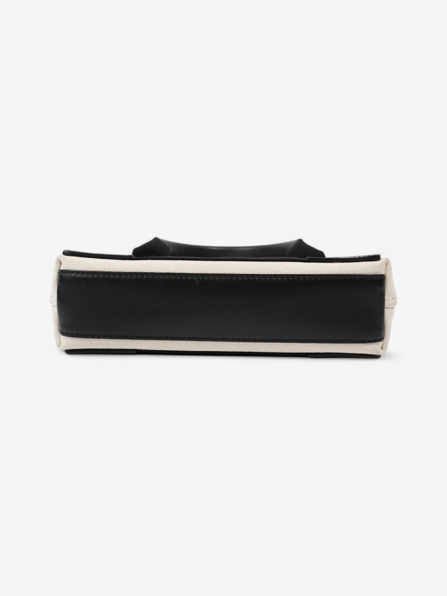 Balenciaga Cabas White / Black Cotton XS Image 7