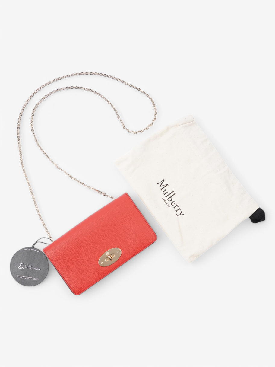 Mulberry Bayswater Clutch Wallet Red Leather Image 11