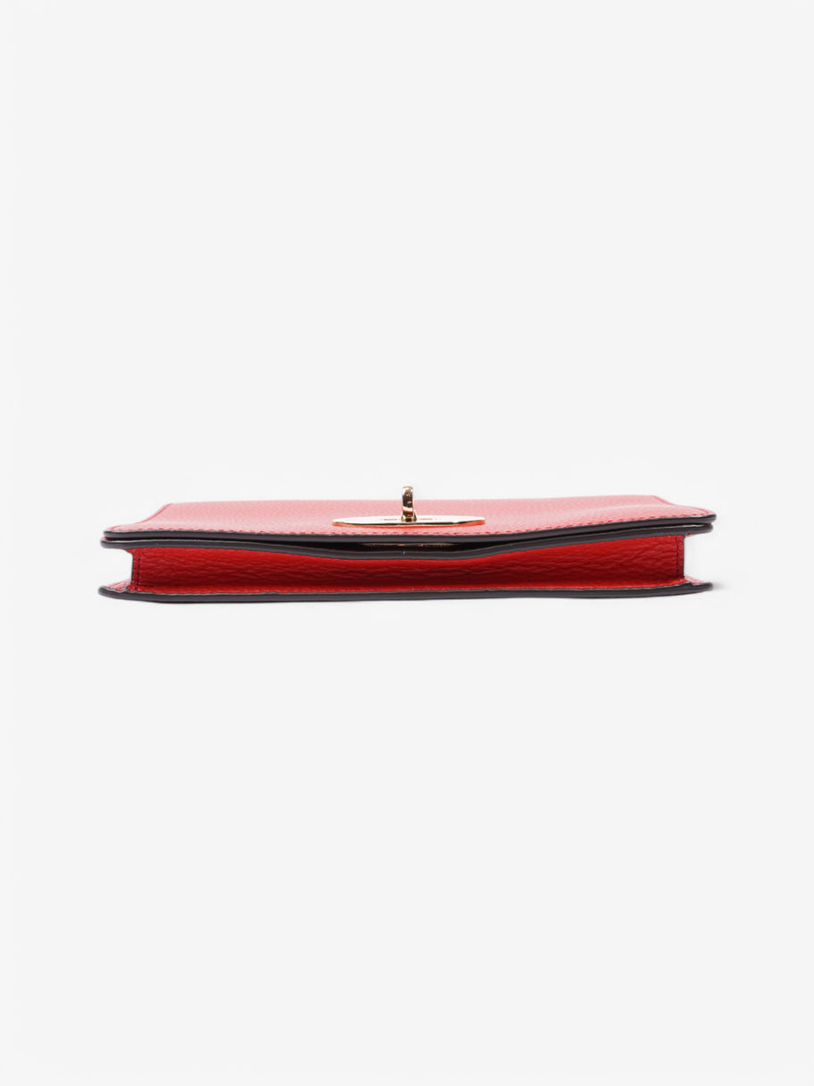 Mulberry Bayswater Clutch Wallet Red Leather Image 6