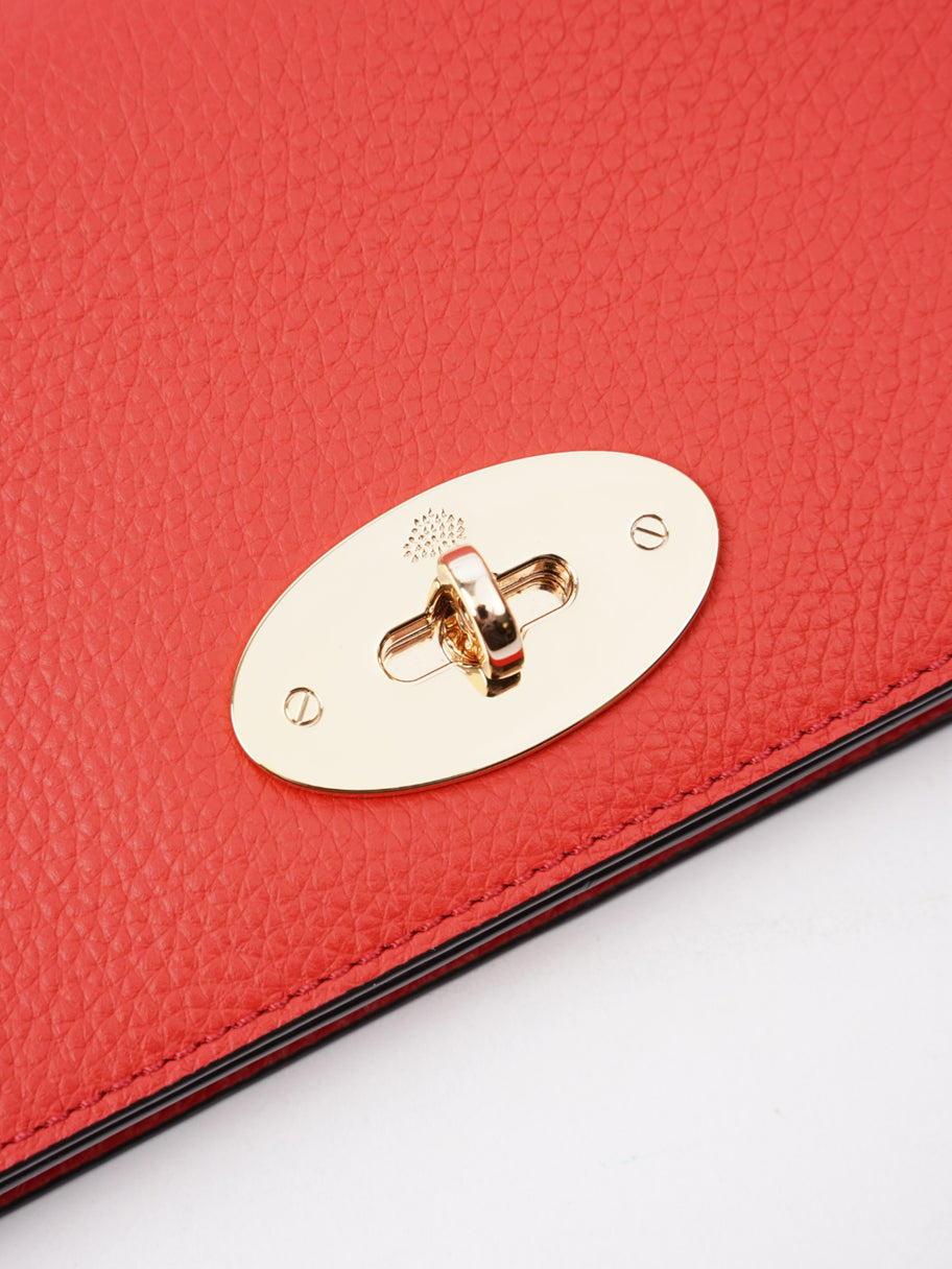 Mulberry Bayswater Clutch Wallet Red Leather Image 7