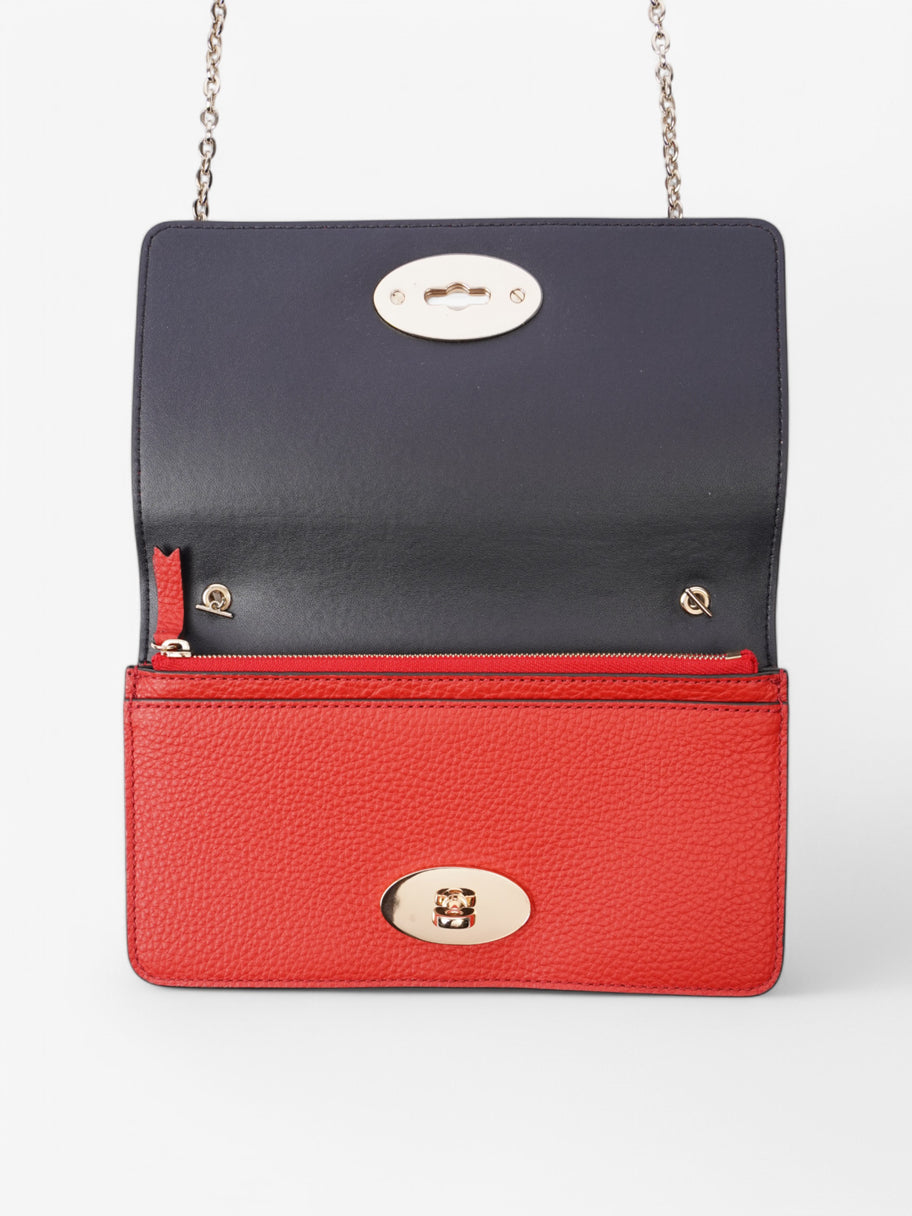 Mulberry Bayswater Clutch Wallet Red Leather Image 8