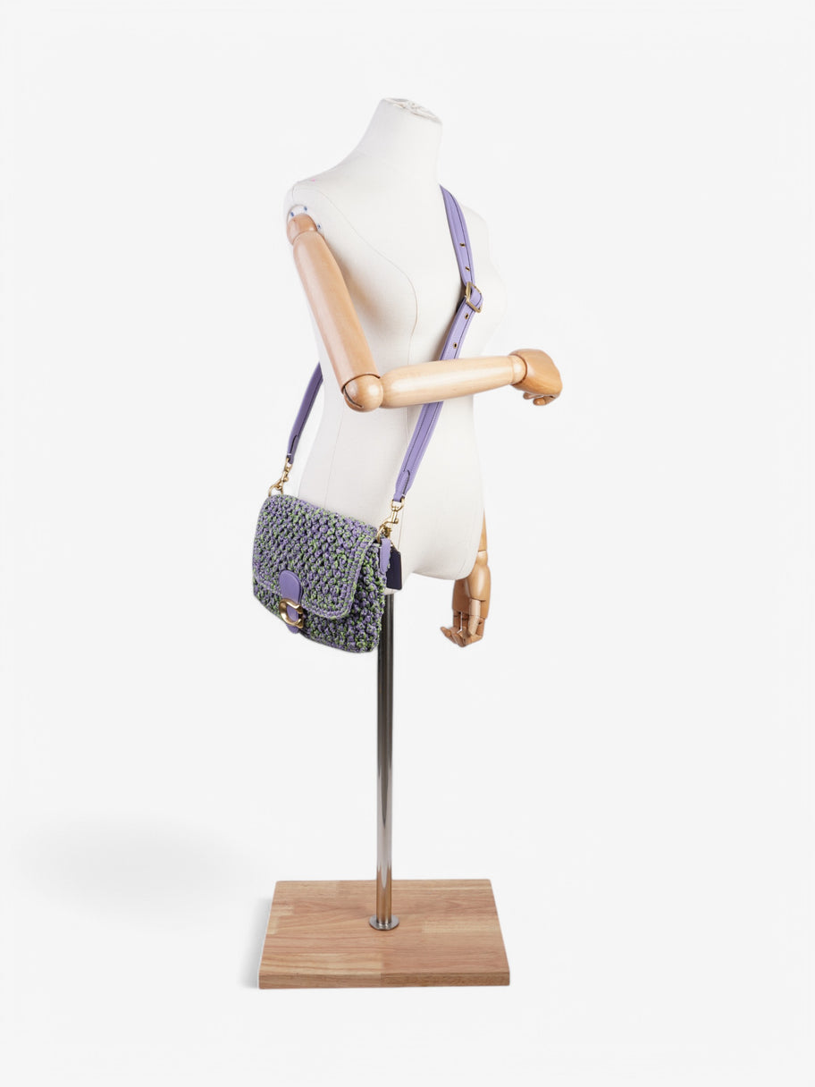Coach Tabby Purple / Green Leather 26 Image 2