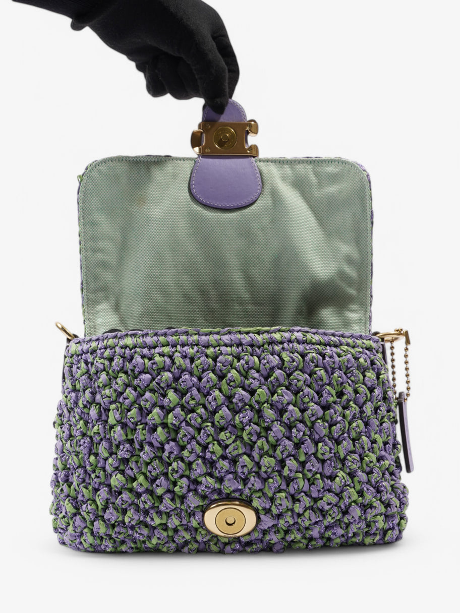 Coach Tabby Purple / Green Leather 26 Image 9