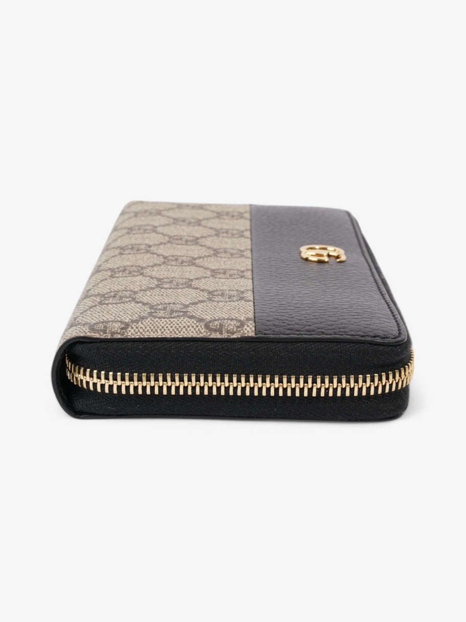 Gucci GG Marmont Wallet GG Supreme / Black Coated Canvas Image 2