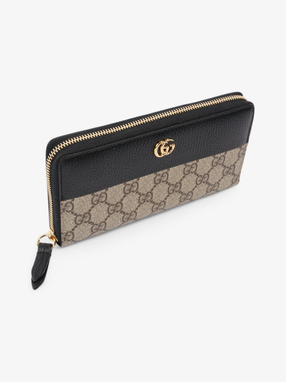 Gucci GG Marmont Wallet GG Supreme / Black Coated Canvas Image 6