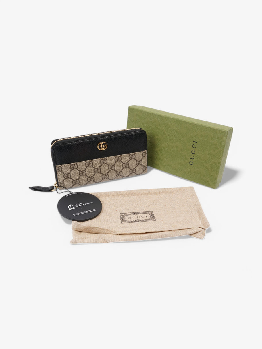 Gucci GG Marmont Wallet GG Supreme / Black Coated Canvas Image 8