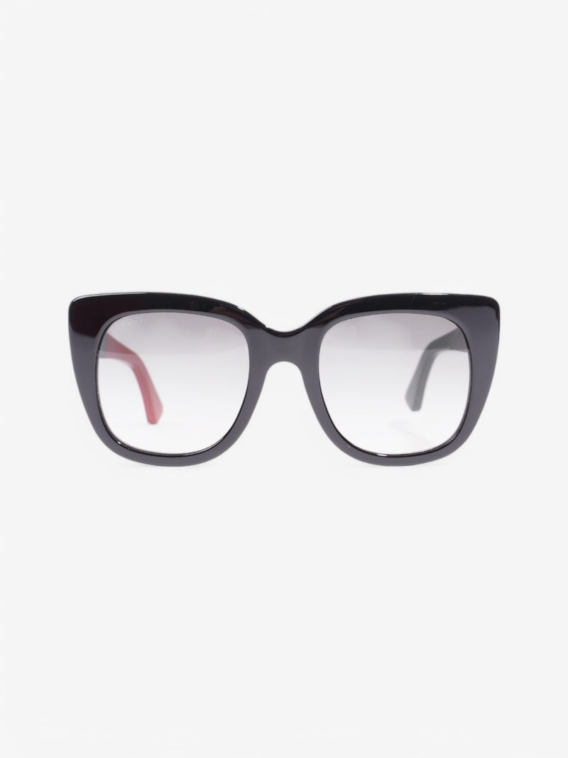  Gucci GG Bee Sunglasses Black / Red / Green Plastic