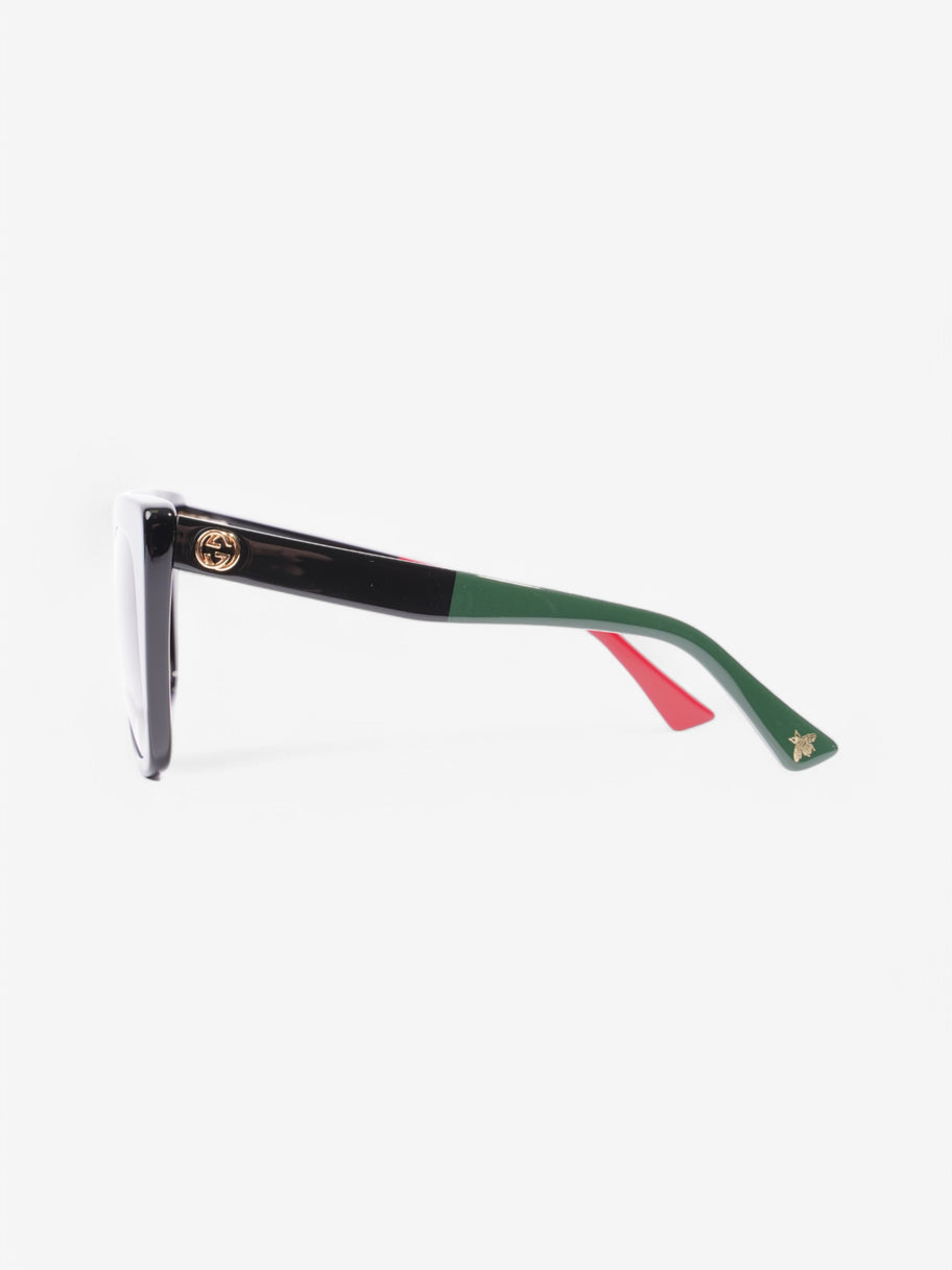 Gucci GG Bee Sunglasses Black / Red / Green Plastic Image 2