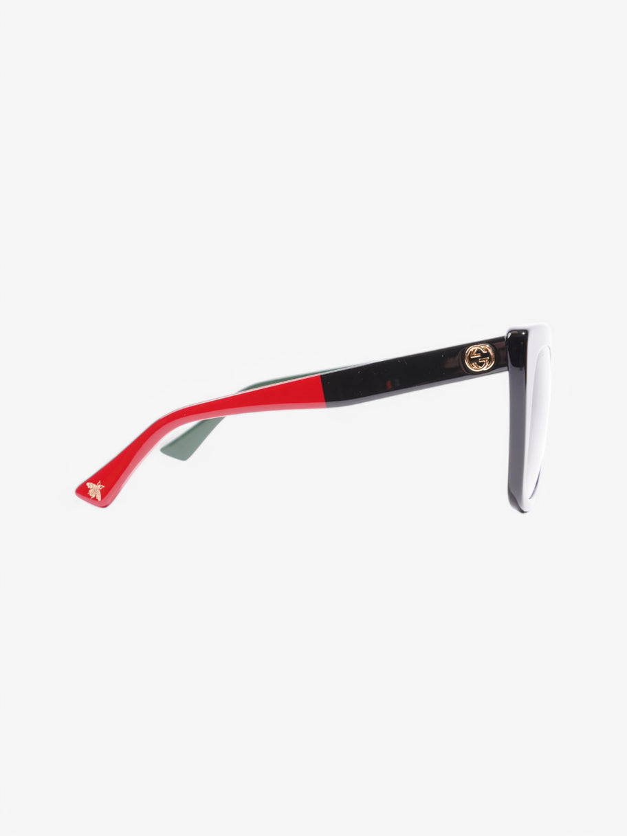 Gucci GG Bee Sunglasses Black / Red / Green Plastic Image 4