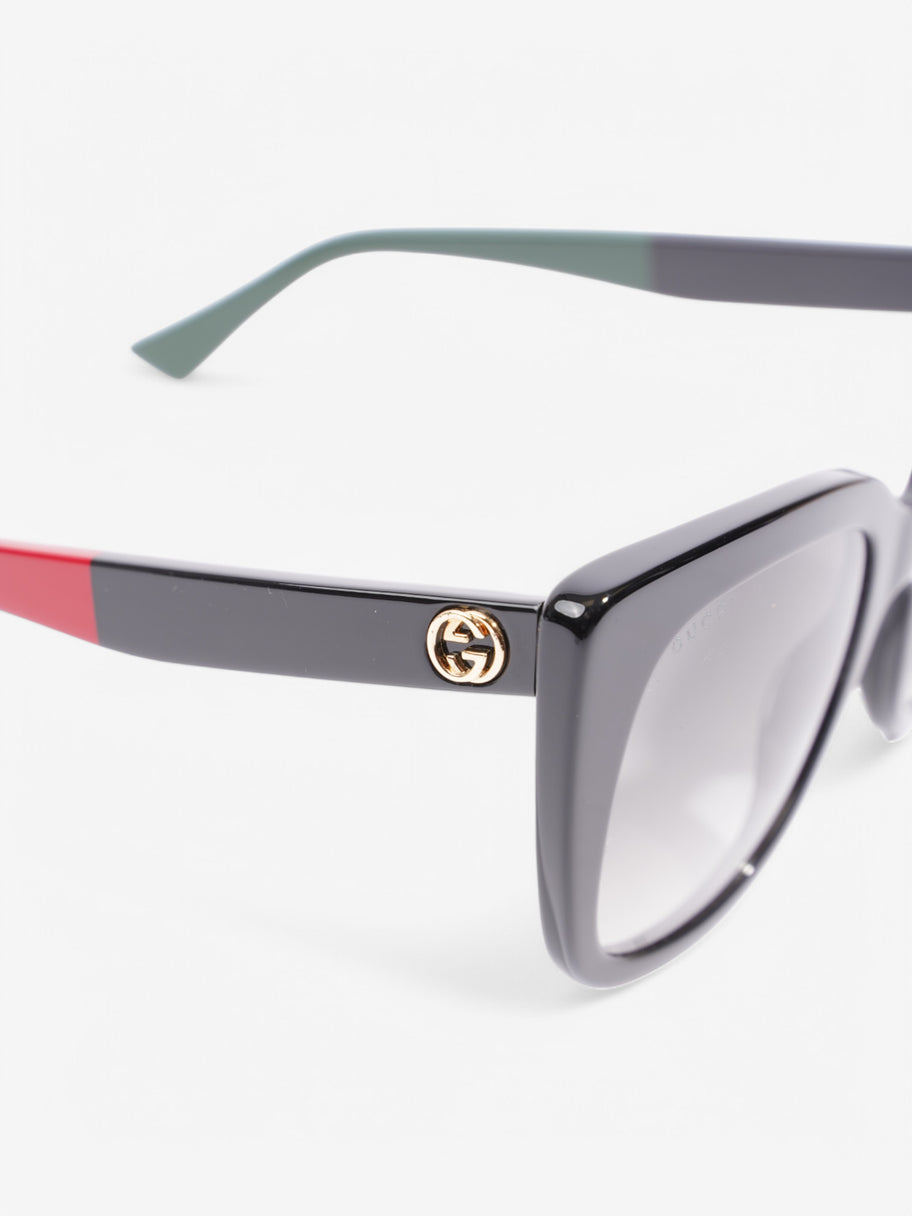 Gucci GG Bee Sunglasses Black / Red / Green Plastic Image 6