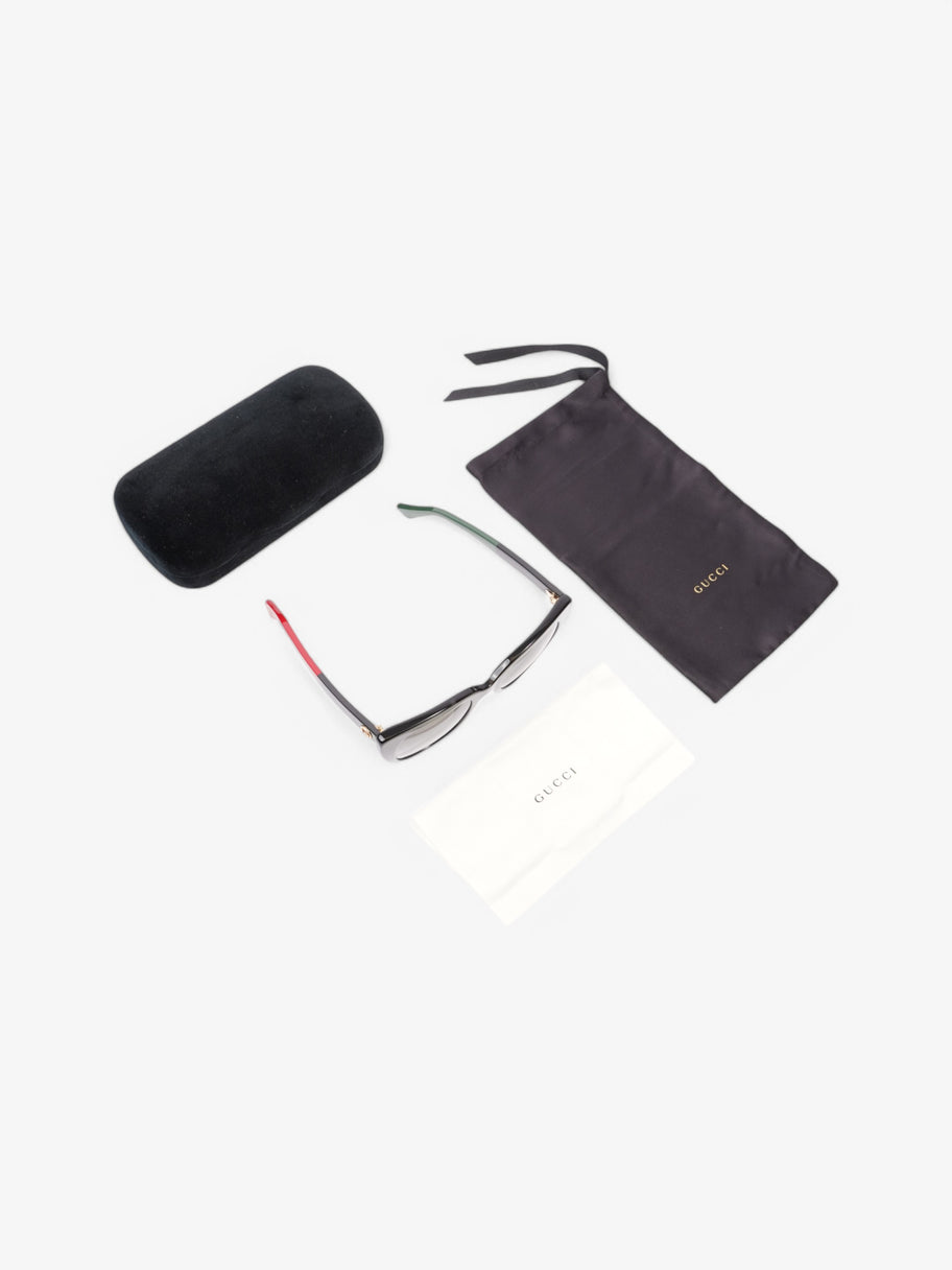 Gucci GG Bee Sunglasses Black / Red / Green Plastic Image 7