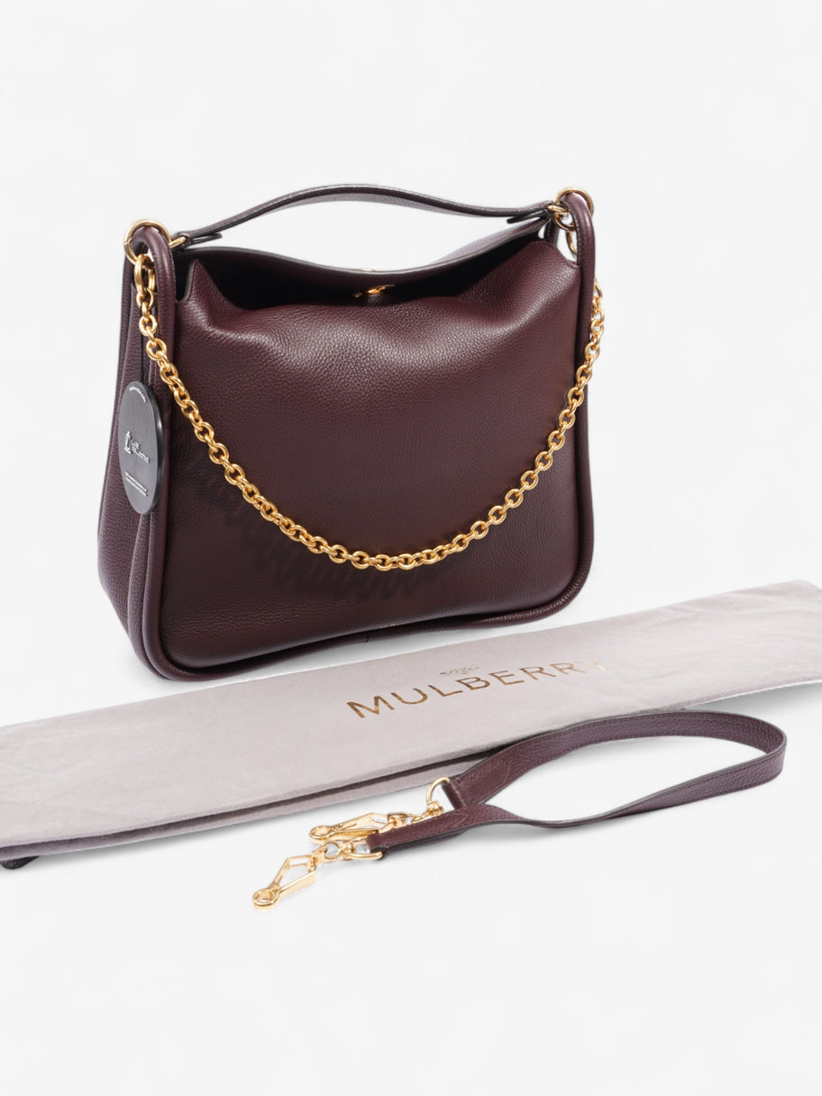 Mulberry Shoulder Bag Oxblood Leather Image 9