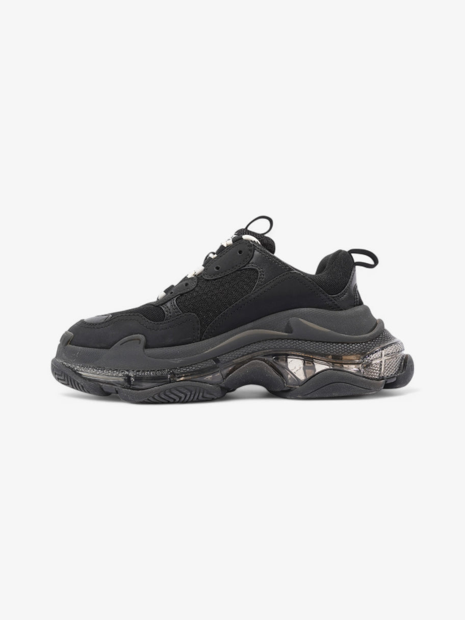 Balenciaga Triple S Clear Sole Black / White Mesh EU 37 UK 4 Image 3