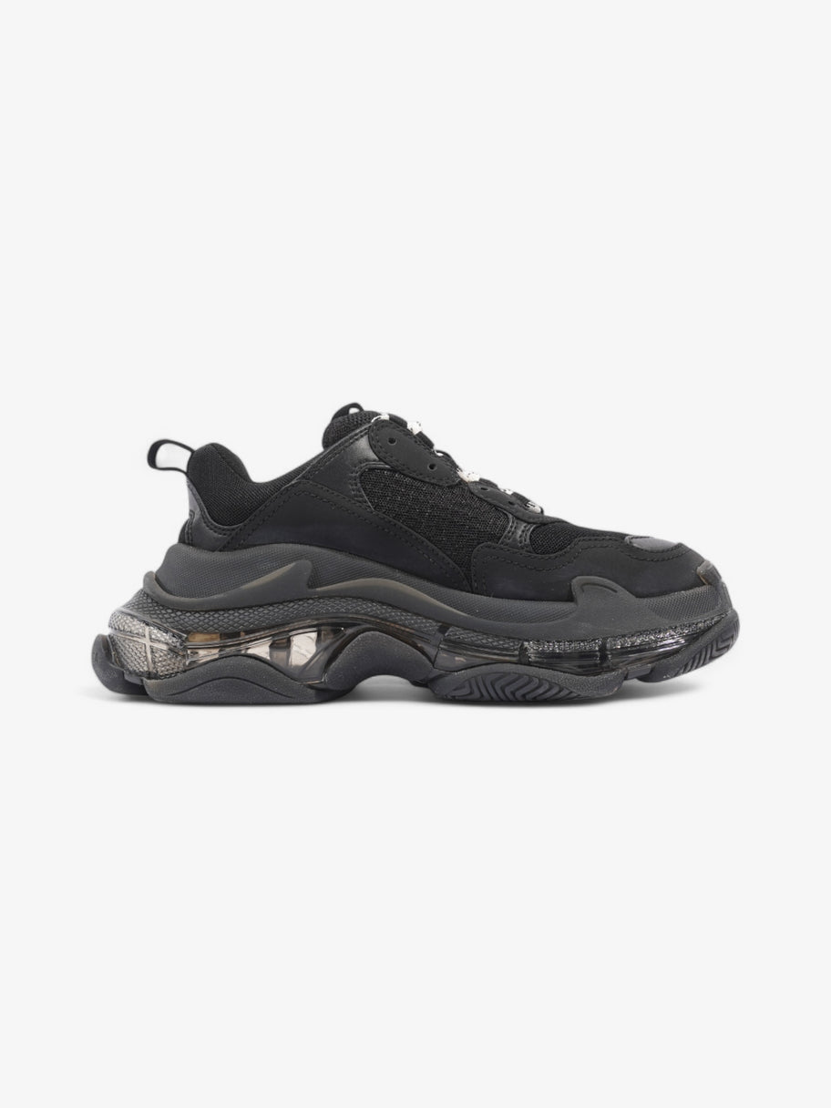 Balenciaga Triple S Clear Sole Black / White Mesh EU 37 UK 4 Image 4
