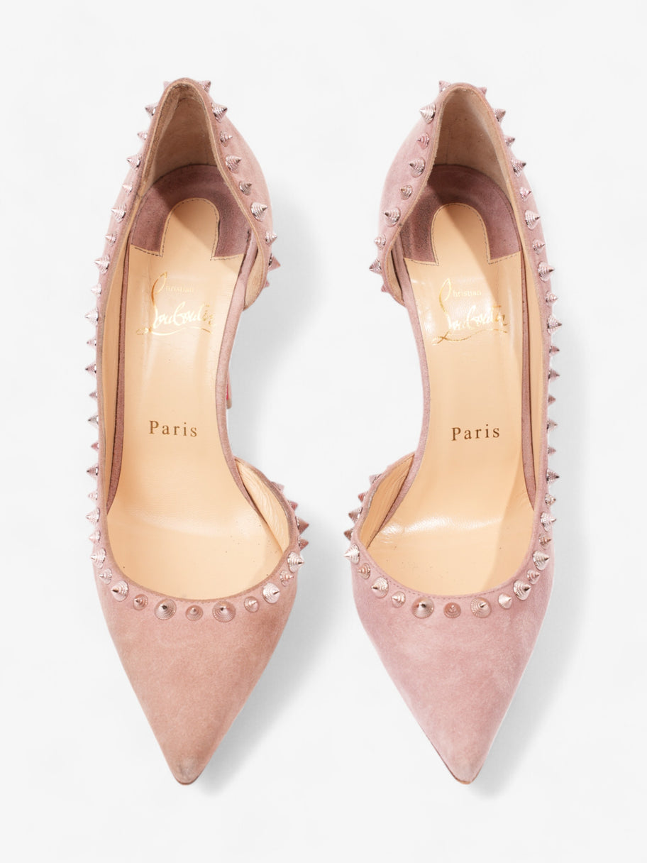 Christian Louboutin Irishell 100mm Pale Pink Suede EU 38.5 UK 5.5 Image 8