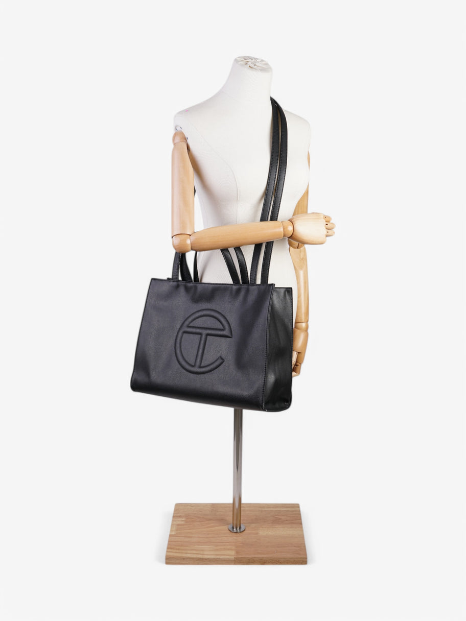 Telfar Shopping Bag Black Polyurethane Medium Image 2