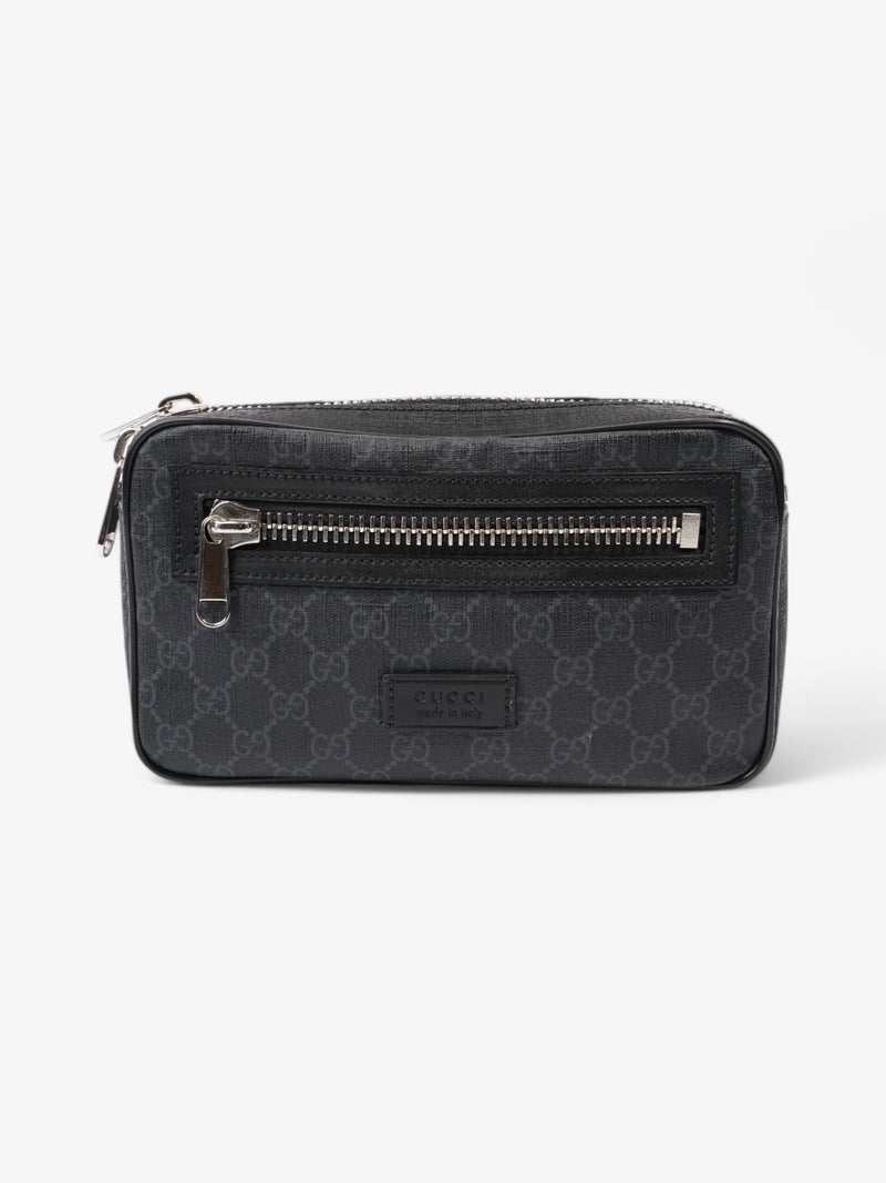  Gucci GG Bum Bag GG Supreme / Black Coated Canvas