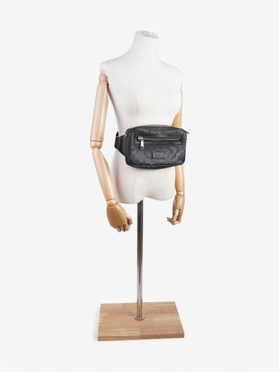 Gucci GG Bum Bag GG Supreme / Black Coated Canvas Image 2