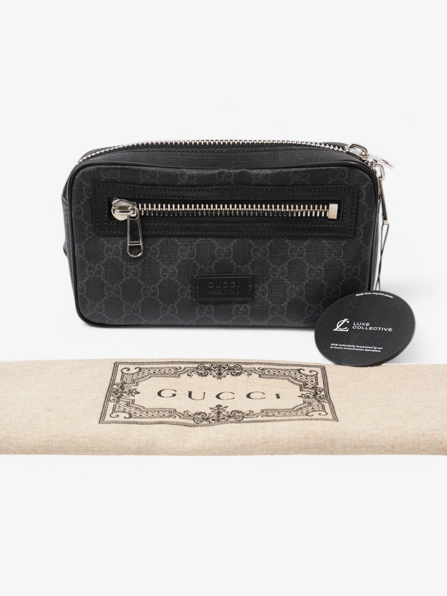 Gucci GG Bum Bag GG Supreme / Black Coated Canvas Image 9