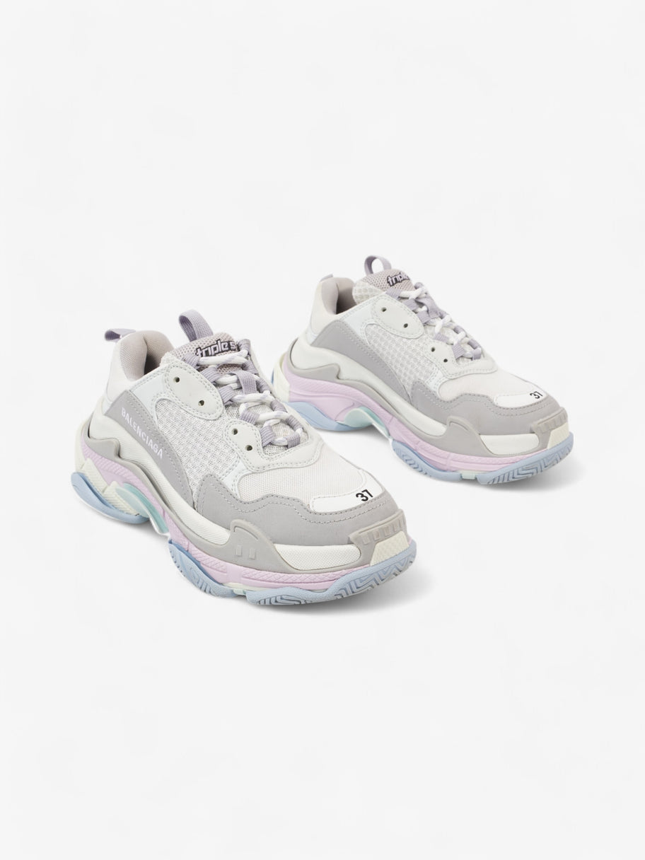 Balenciaga Triple S White  / Pastel Mesh EU 37 UK 4 Image 2