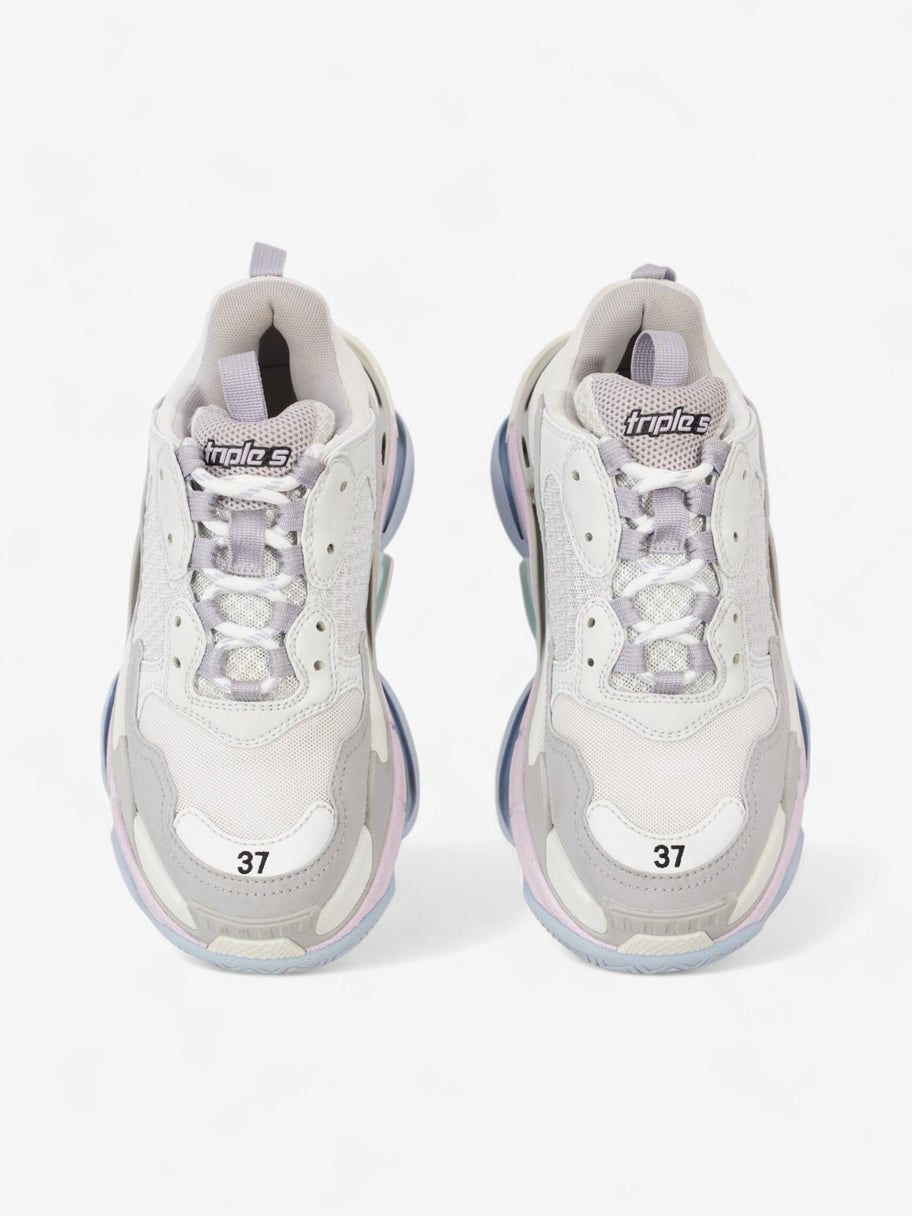 Balenciaga Triple S White  / Pastel Mesh EU 37 UK 4 Image 8