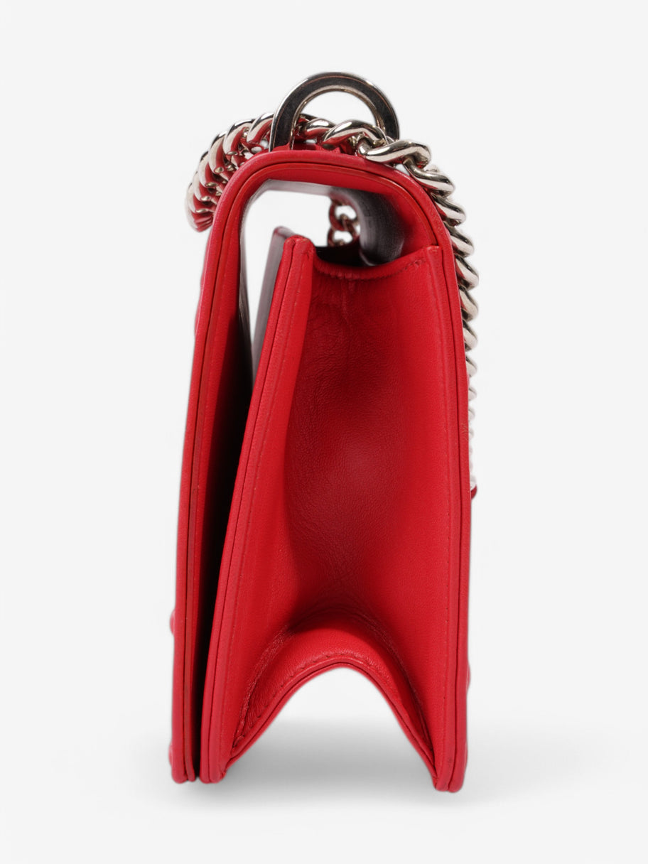 Christian Dior Diorama Red Calfskin Leather Medium Image 3