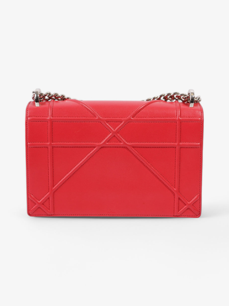 Christian Dior Diorama Red Calfskin Leather Medium Image 4