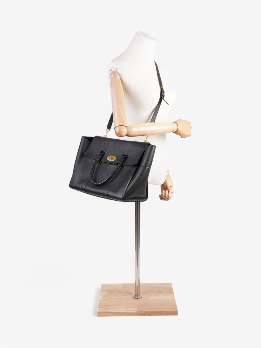 Mulberry Bayswater  Black Leather Large Image 2