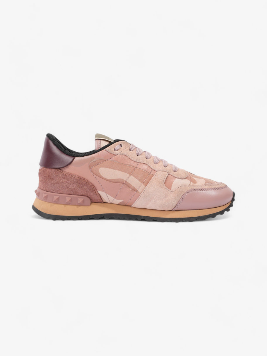 Valentino Rockstud Runners Pink Camouflage  Suede EU 37 UK 4 Image 4