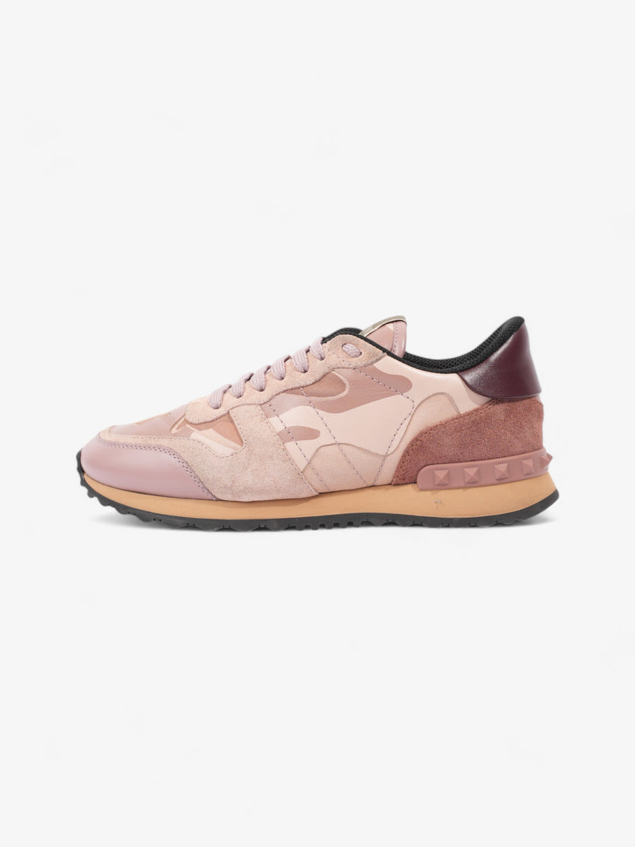 Valentino Rockstud Runners Pink Camouflage  Suede EU 37 UK 4 Image 5