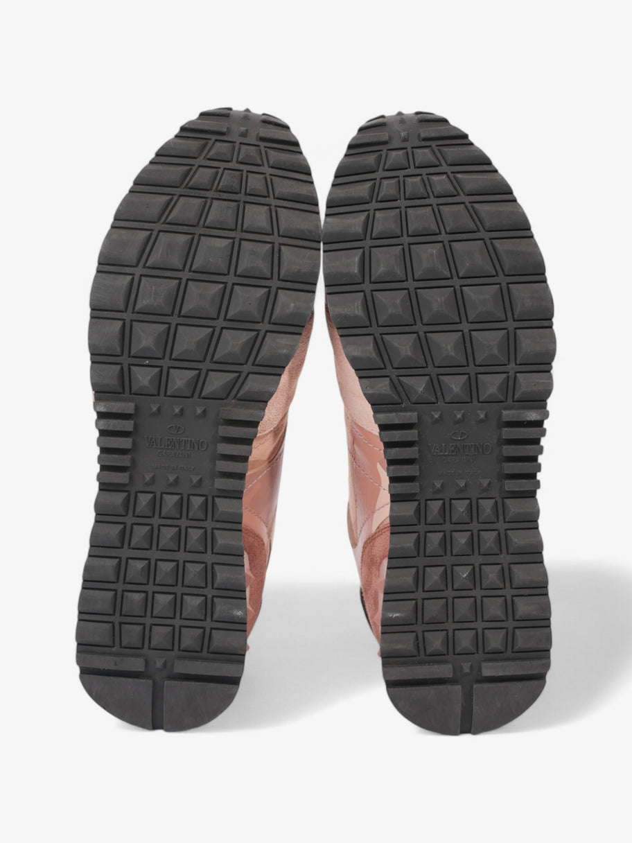 Valentino Rockstud Runners Pink Camouflage  Suede EU 37 UK 4 Image 7