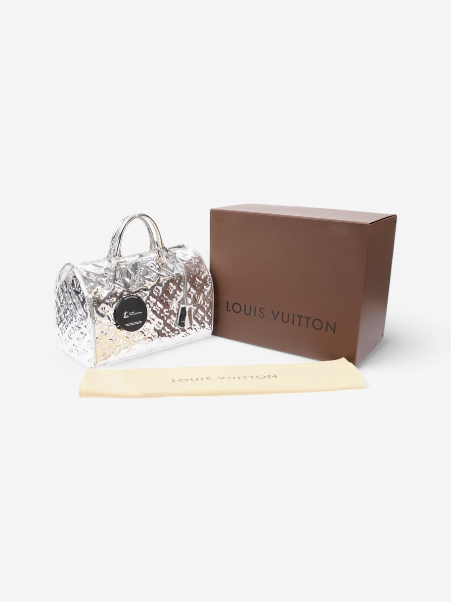 Louis Vuitton Miroir Speedy Silver Vinyl 35 Image 10