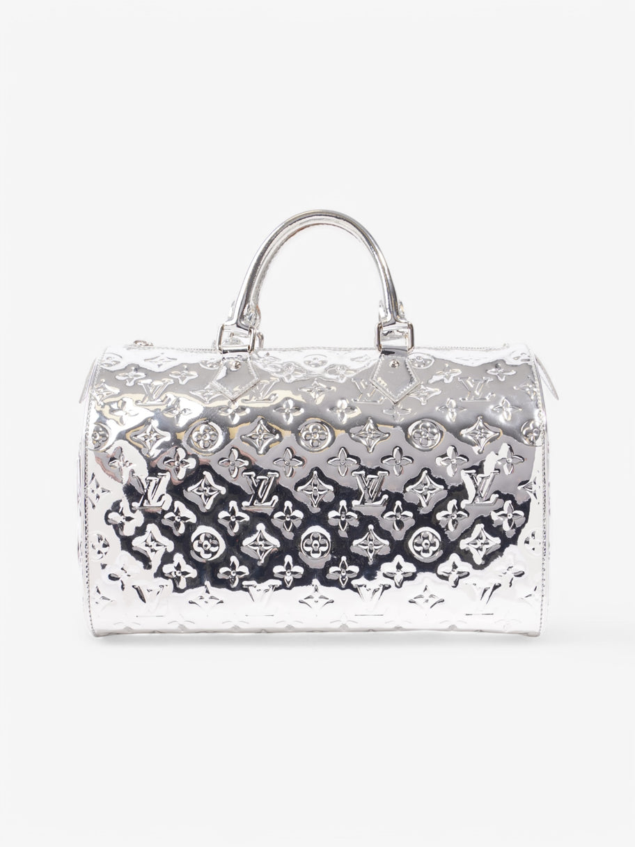 Louis Vuitton Miroir Speedy Silver Vinyl 35 Image 4