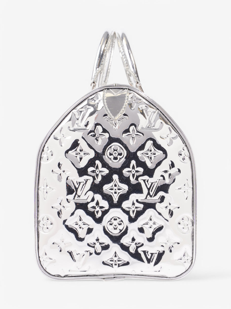 Louis Vuitton Miroir Speedy Silver Vinyl 35 Image 5