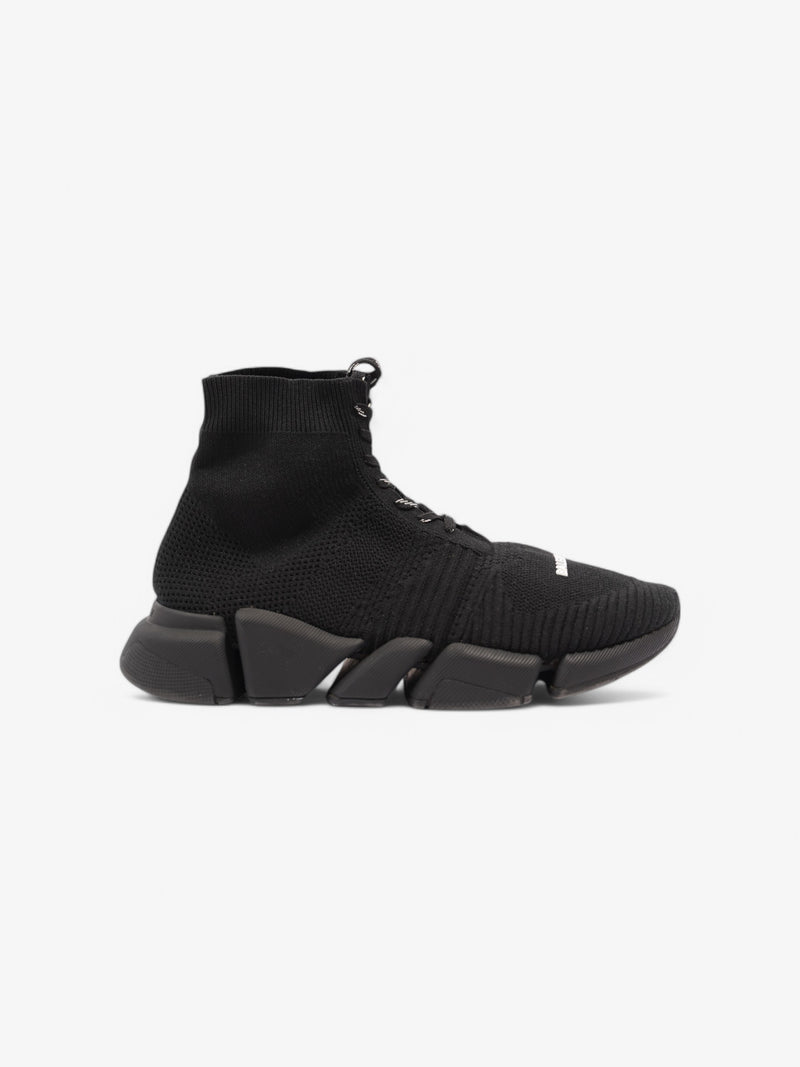  Balenciaga Speed 2.0 Lace Up Black / White Cotton EU 43 UK 9
