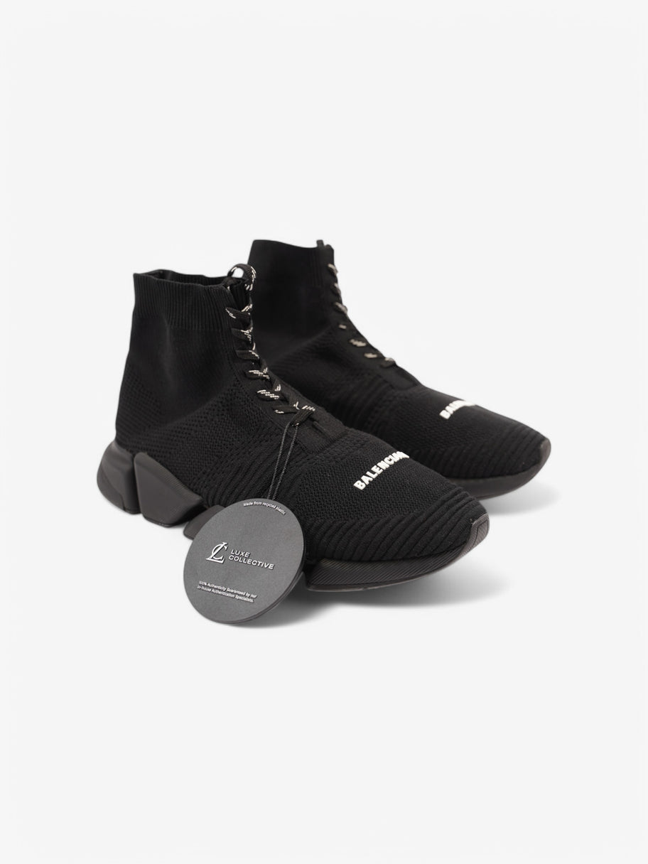 Balenciaga Speed 2.0 Lace Up Black / White Cotton EU 43 UK 9 Image 8