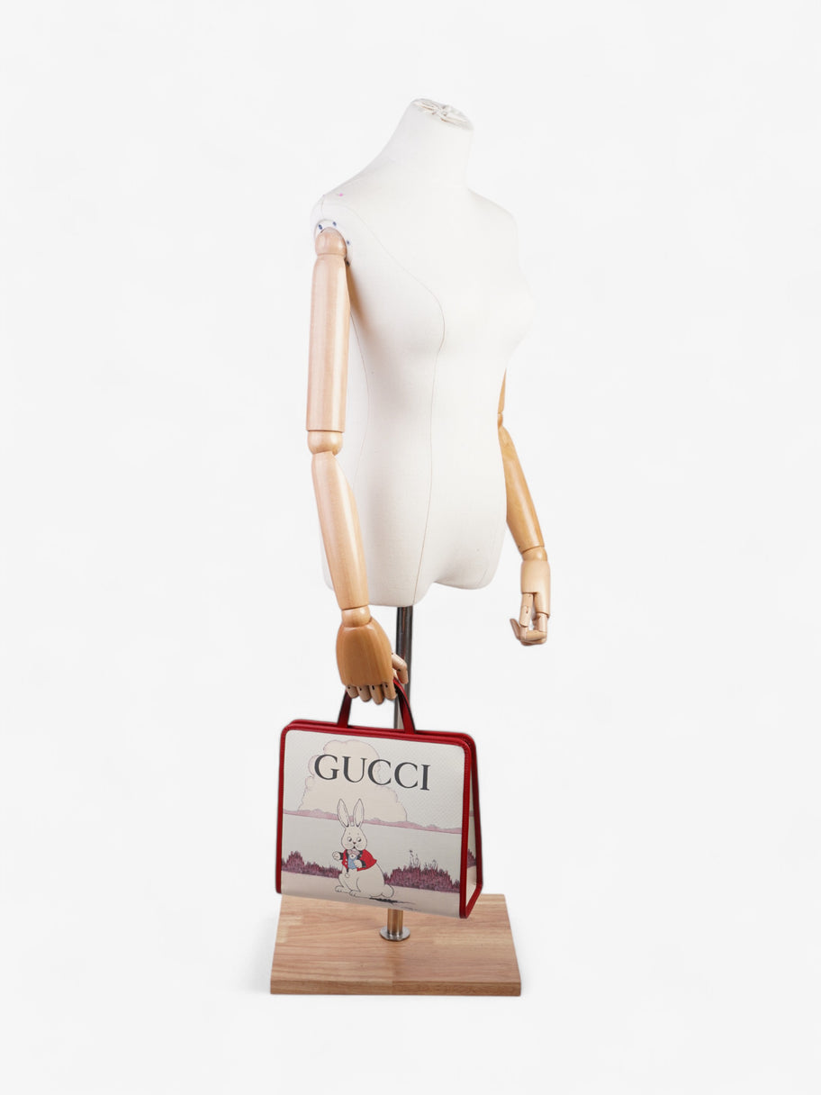 Gucci x Peter Rabbit Tote Bag Red / Multicoloured Canvas Image 2