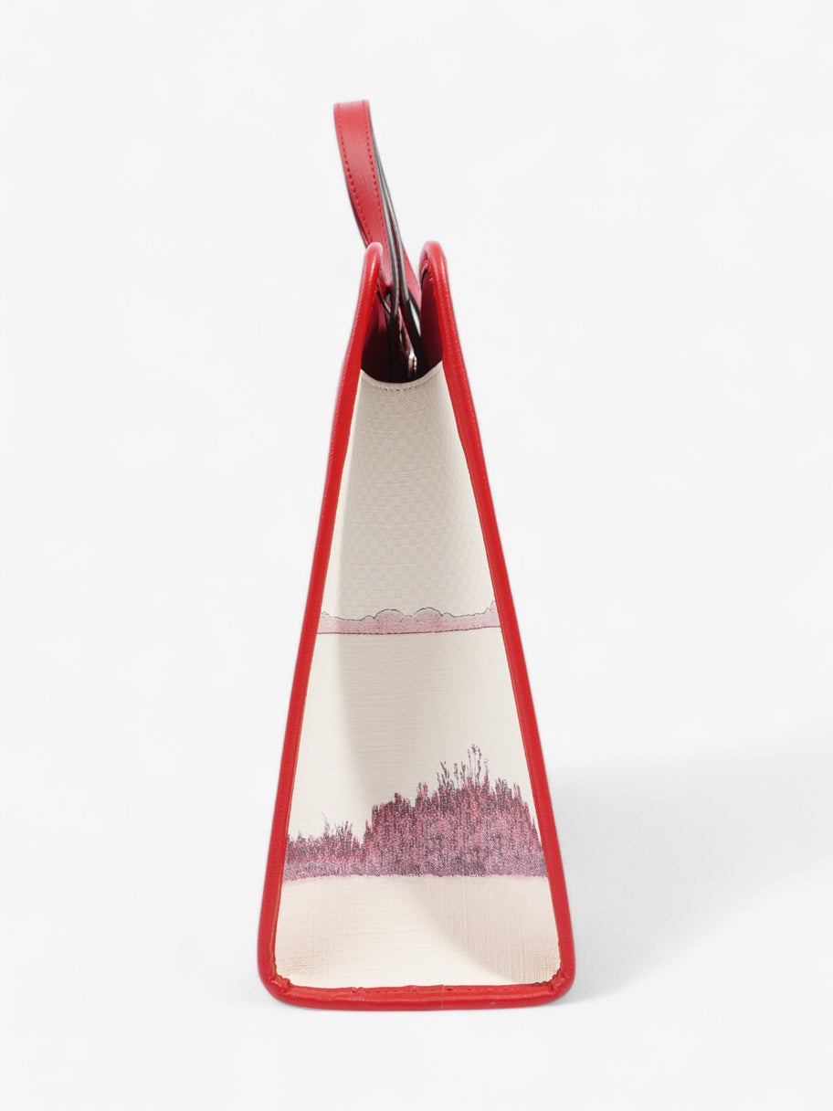 Gucci x Peter Rabbit Tote Bag Red / Multicoloured Canvas Image 4