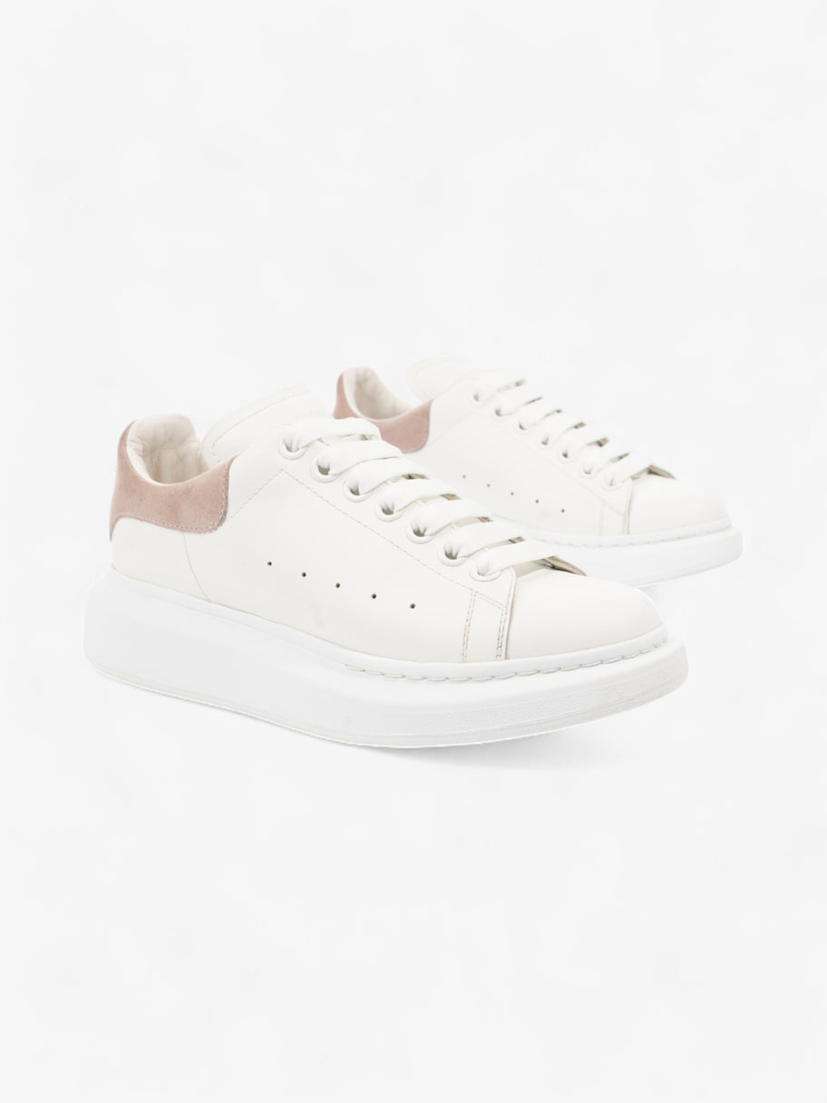 Alexander McQueen Oversized Sneakers White  / Pink Tab Leather EU 38 UK 5 Image 2