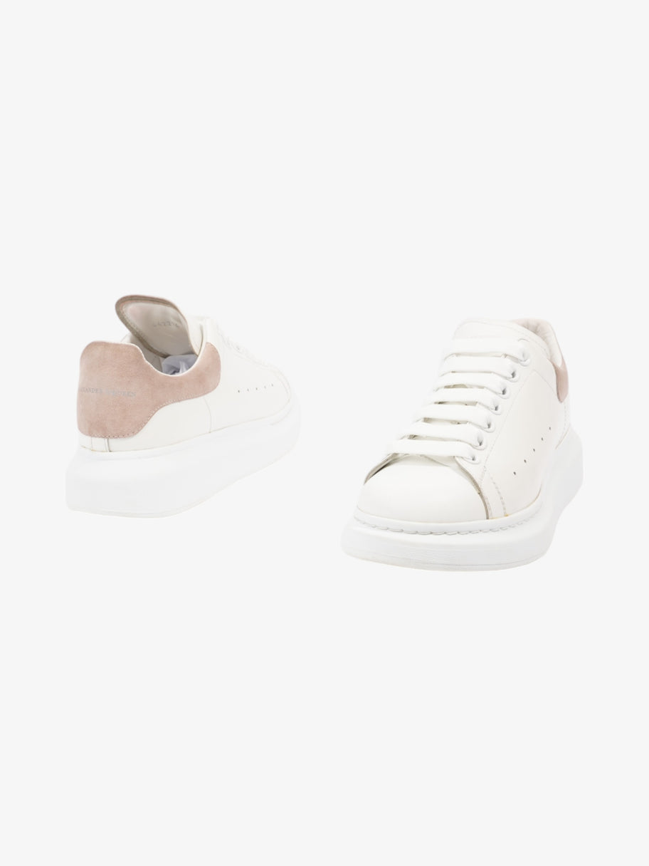 Alexander McQueen Oversized Sneakers White  / Pink Tab Leather EU 38 UK 5 Image 9