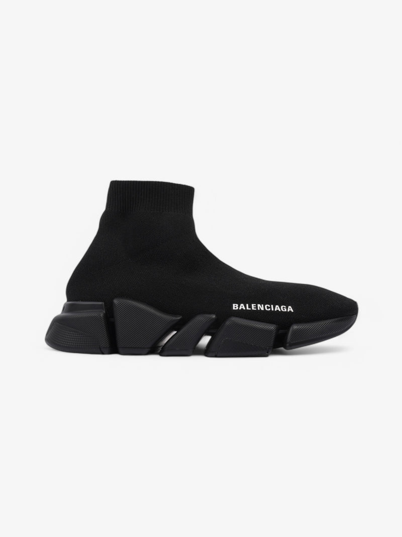  Balenciaga Speed 2.0  Black / White Cotton EU 38 UK 5