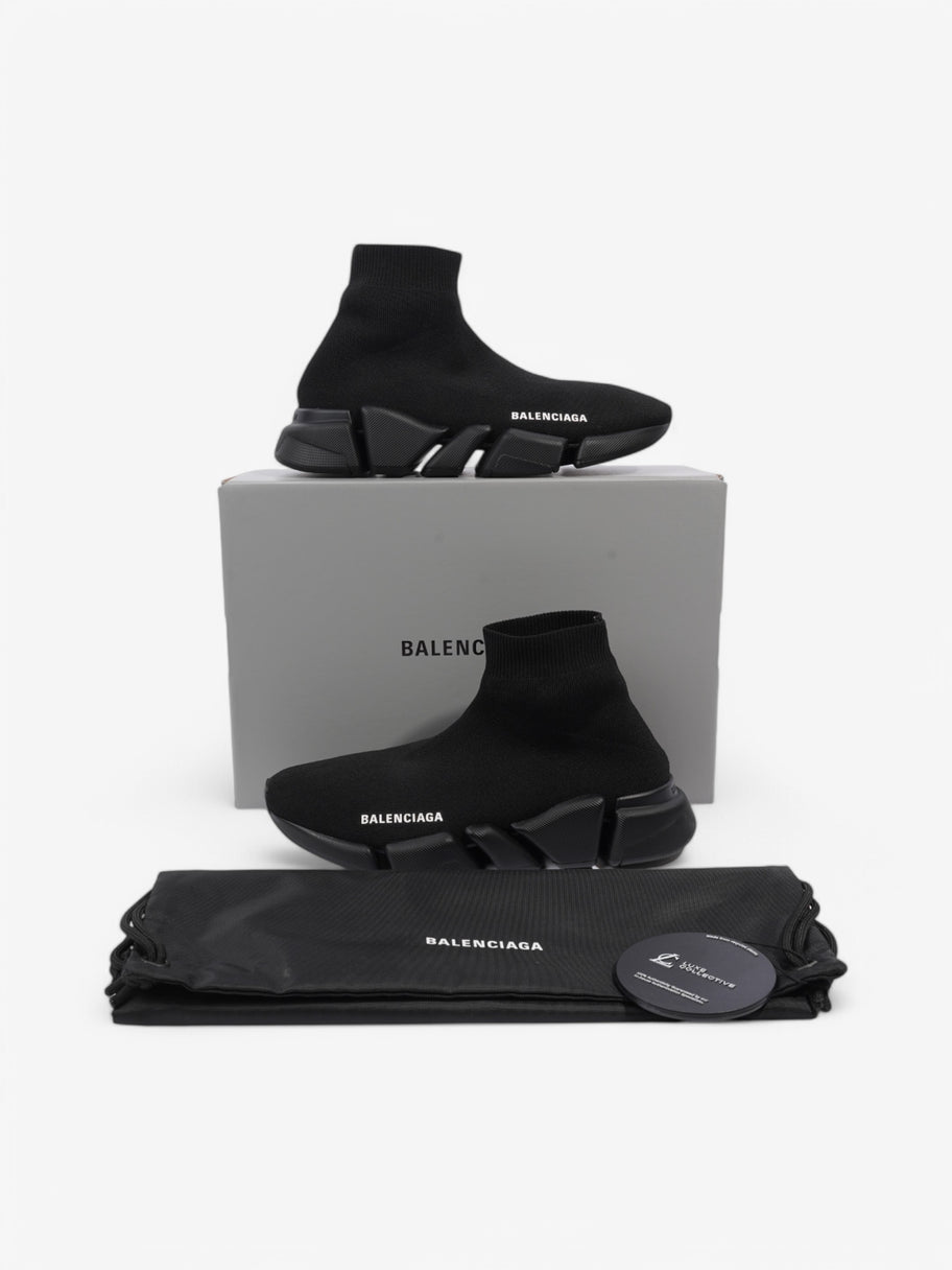 Balenciaga Speed 2.0  Black / White Cotton EU 38 UK 5 Image 10