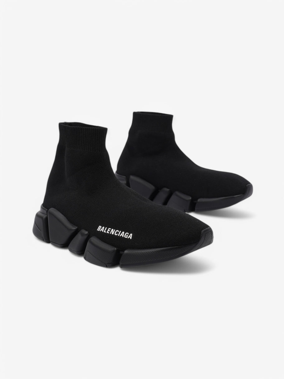 Balenciaga Speed 2.0  Black / White Cotton EU 38 UK 5 Image 2