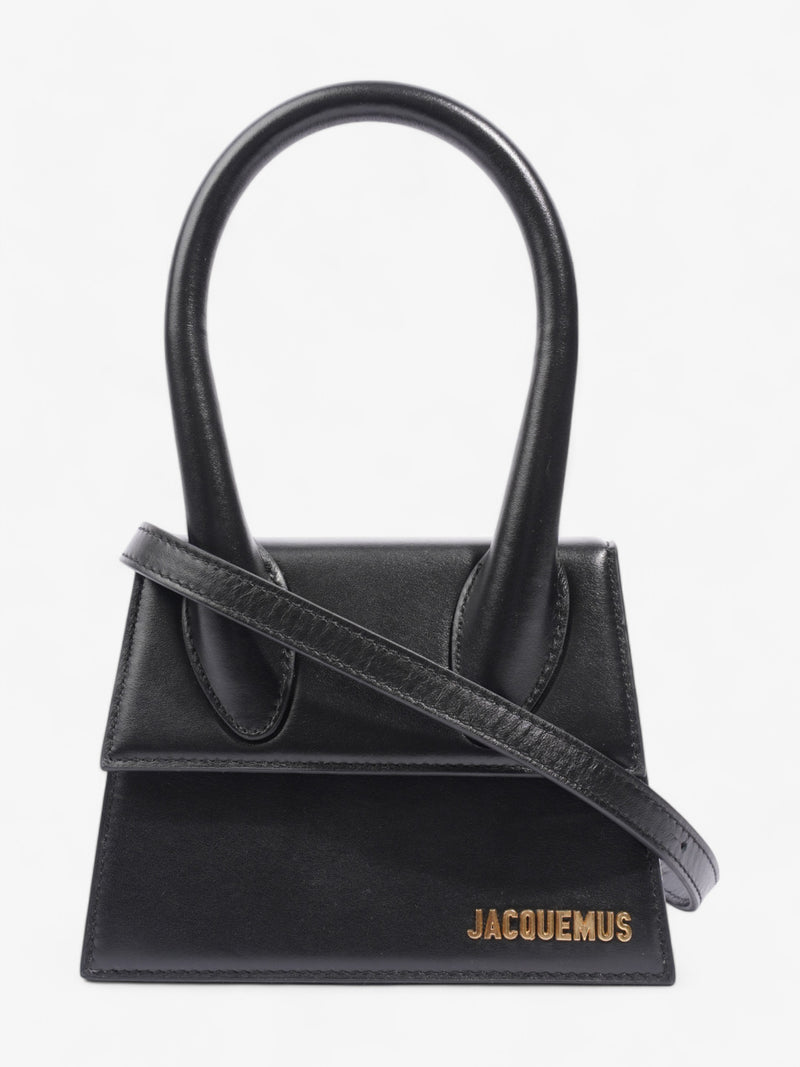  Jacquemus Le Chiquito Moyen Black Leather